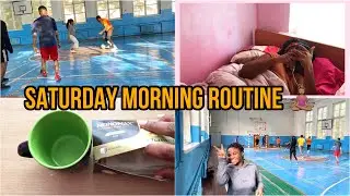 SATURDAY MORNING ROUTINE OF A MEDICAL STUDENT IN UKRAINE  *very realistic* || YAA DODOUWA