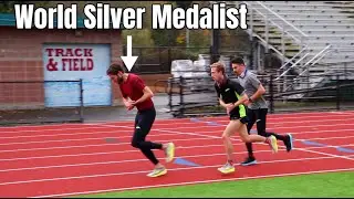 TRACK WORKOUT WITH WORLD SILVER MEDALIST!