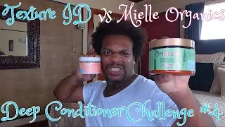 Mielle Organics vs Texture ID|  Deep Conditioning Natural Hair Challenge| Type 3 and 4 Hair