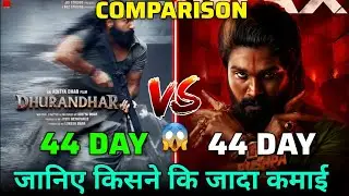 Dhurandhar vs Pushpa 2 Box Office Collection Day 44th | Dhurandhar Box Office Collection | Worldwide
