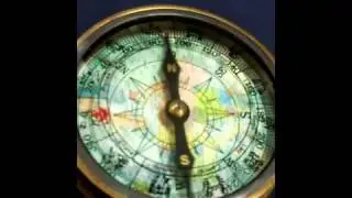 Antique Finished Zodiac Compass 3