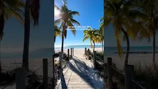 📍Smathers Beach, Key West, Florida 🏝️ #floridakeys #keywest #travelinspo #floridabeaches