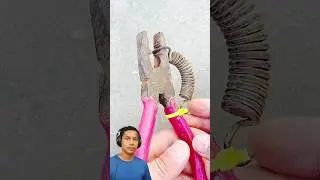 Just a Spring & Zip Tie | Your Clamp Becomes Smart #shorts
