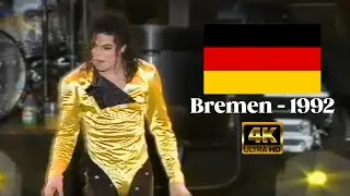 Michael Jackson | Wanna Be Startin' Something - Live in Bremen, 1992 (4K Remaster)