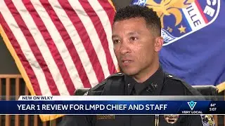 LMPD Chief Paul Humphrey reflects on his first year in the role
