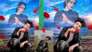 Rose day Photo Editing 2023 valentine day photo editing || इतना आसान किसी ने नहीं बताया ||#roseday