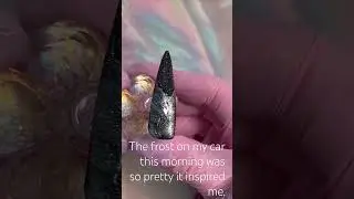 Morning Frost On Black Nails
