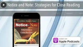 Notice and Note: Strategies for Close Reading