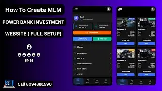 How to Create Power Bank MLM Investment Website Source Code || 100% Working Code
