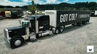 Got CDL? Knight Transport Commercial - Drone Video of Semi-Truck / Commercial Trucking
