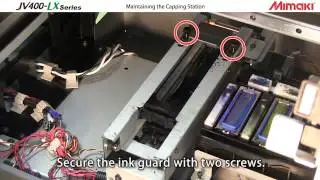 [Mimaki][JV400]Maintaining the Capping Station