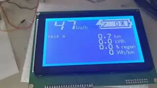 New LCD display for AC-Propulsion drive system