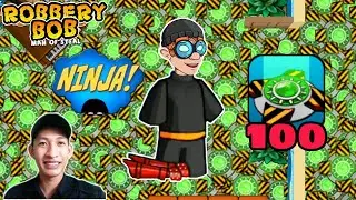 Bob Is A Ninja With 100 Teleport Mine - Robbery Bob