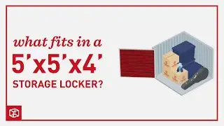 Storage Unit Size Guide - 5'x5'x4' Storage Locker