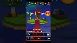 Bedwars 1v4 clutch blockman go #revenge /Knull_bg #shorts