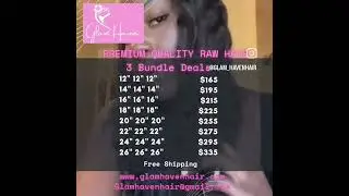 3 Bundle Deals Raw Premium Indian Hair #wigs #curlyhair #humanhair