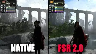 Forspoken | NATIVE vs AMD FSR2.0 | RX 6600 + R5 5500