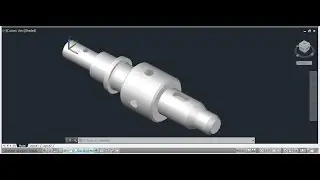Autocad 2014 Tutorial 3d Shaft modelling