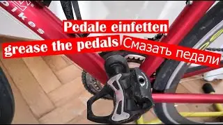 #grease pedals- Pedale #einfetten- #Смазать педали