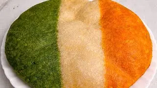26 जनवरी स्पेशल पूरी| Tiranga Puri recipe 👍🫂 Republic day special #tirangapuri 