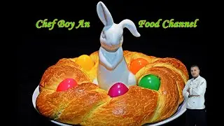 Easter Bread Wreath - Osterkranzbrot - Uskr&scaron;nja Venac Pogača