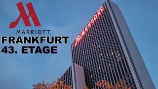 Marriott Frankfurt in der 43. Etage Junior Suite und M-Club Lounge #hotel 