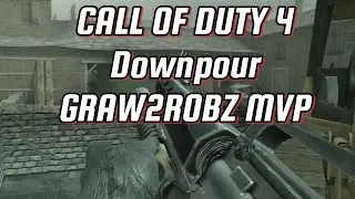 Call of Duty 4: Modern Warfare - MVP on Downpour XBOX 360 gameplay in 2025