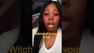 Witchcraft in your food! #god #faith #youtube #live #witch #witchcraft #sin #ormiawashington #viral