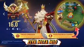 ZIYA ESTÁ MUITO FORTE | SERIA ELE NOVO META NO MID - HONOR OF KINGS