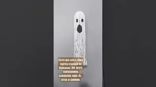 #DIY #macrame #artesanato #halloween #diadasbruxas #inscrevase #shorts  #fantasma #ativaosininho