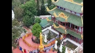 Lễ An vị tôn tượng Tam Thánh và Thập bát La-hán tại chùa Nam Thiên - Đắk Lắk