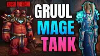 Krosh Firehand Mage Tanking in Gruul's lair TBC Classic