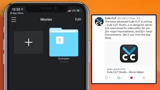 Cute Cut Pro is Back!! (NEW APP) Cute Cut Studio - Movie Maker [Best Video Editing App on iOS]
