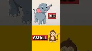 Learn Opposites in English Part 1 - Genius Superstar Kids Zone #Shorts #ytshorts
