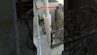 S&ouml;ve s&uuml;tun nasıl yapılır. detaylı videolar y&uuml;kleniyor yakında..  how to make jamb column #decor