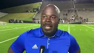 Lubbock Estacado Head Coach Eric Ward after the loss to Canyon Randall