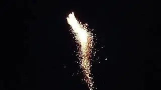 Toy Aerial Fireworks Rising Orange Spark
