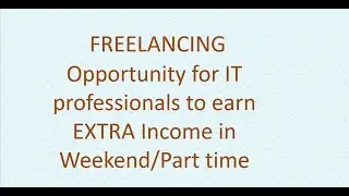 Freelancing Job Opportunity
