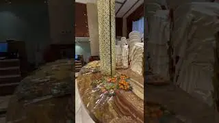 Decorative Stainless Steel Column Cladding Hotel Lobby Luxury Interior Architectural Design Projects