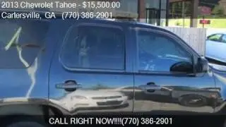 2013 Chevrolet Tahoe Police 4x2 4dr SUV for sale in Cartersv