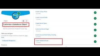 Create Validation Rules | Customize a Salesforce Object | Salesforce