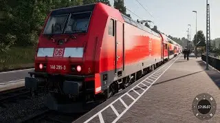 A relaxing train journey