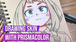 DRAWING SKIN WITH PRISMACOLORS | Colored Pencil tutorial
