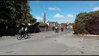 Children Cycling at Gort Community School
