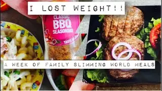 Weigh in results week 5 & a week of family slimming world meals