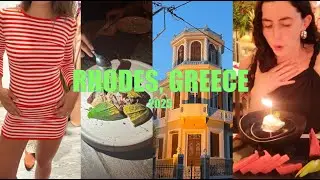 running around Rhodes, Greece with my bsfs
