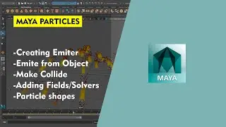 Maya Dynamics Tutorial || Maya Particle explosion effects