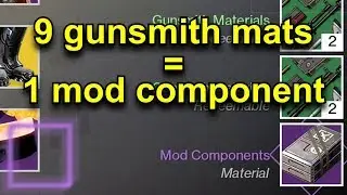 HOW TO GET FAST & EASY MOD COMPONENTS | Destiny 2 Forsaken Glitch