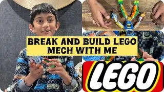 Breaking and Rebuilding LEGO Mech | Easy LEGO Tutorial for Kids