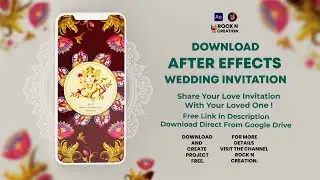 Traditional Maroon Save the Date Project | 100% After Effects Free Project